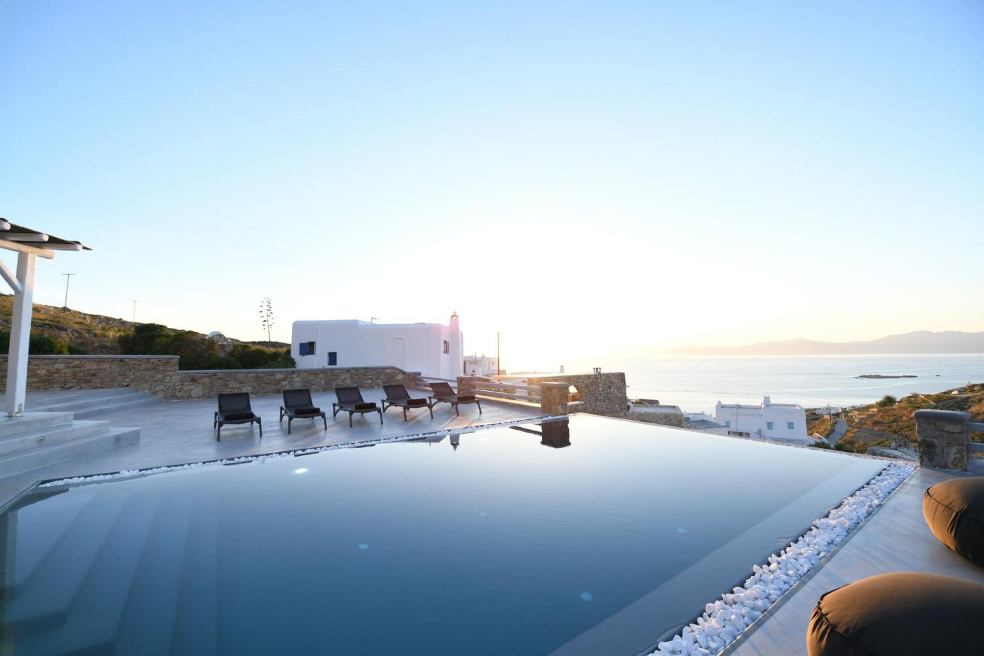 Villa Anema Mykonos - Blue Views Mykonos Villas Mykonos Town Екстериор снимка