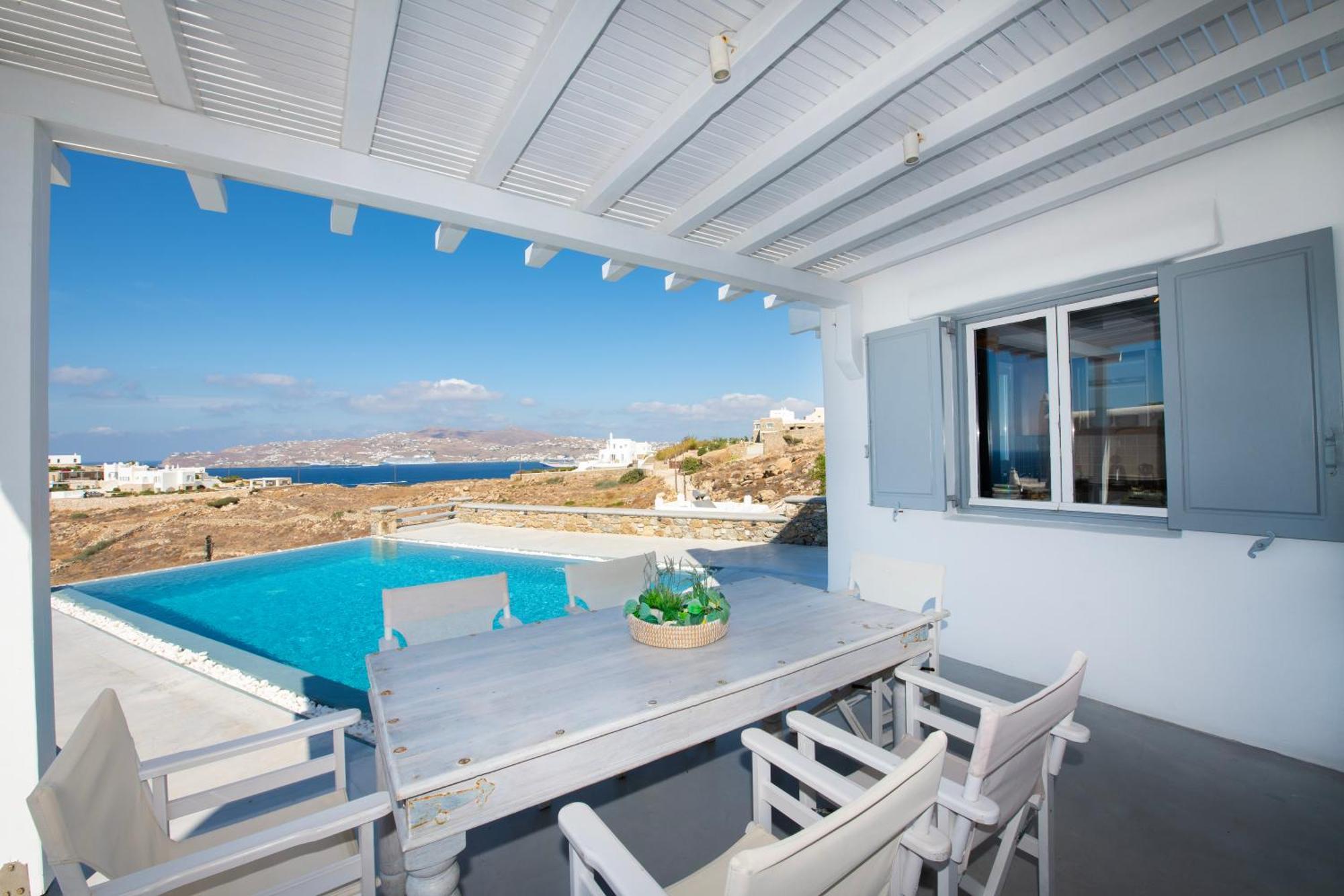 Villa Anema Mykonos - Blue Views Mykonos Villas Mykonos Town Екстериор снимка