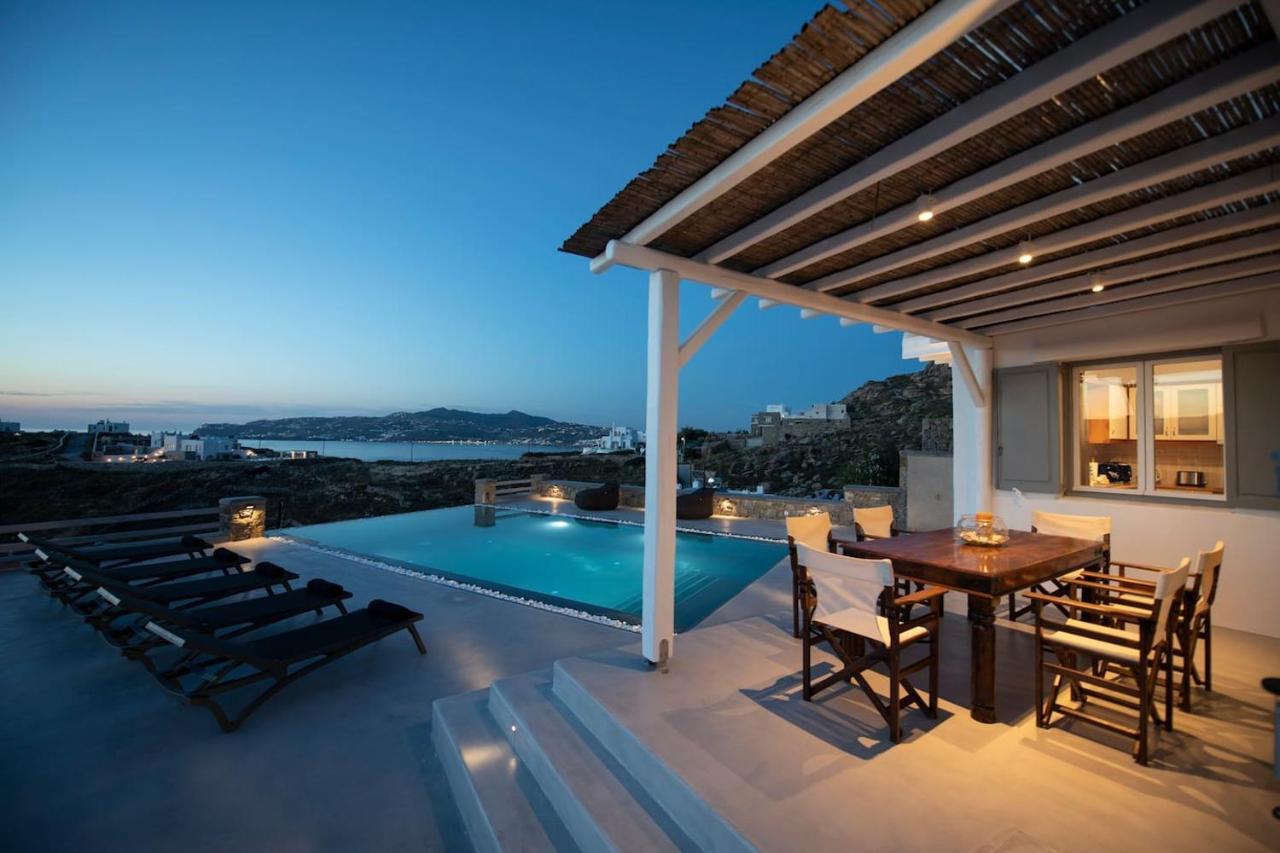 Villa Anema Mykonos - Blue Views Mykonos Villas Mykonos Town Екстериор снимка
